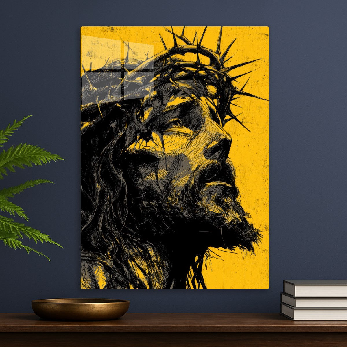 Jesus with a Crown of Thorns