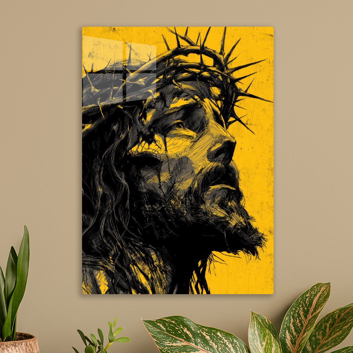 Jesus with a Crown of Thorns
