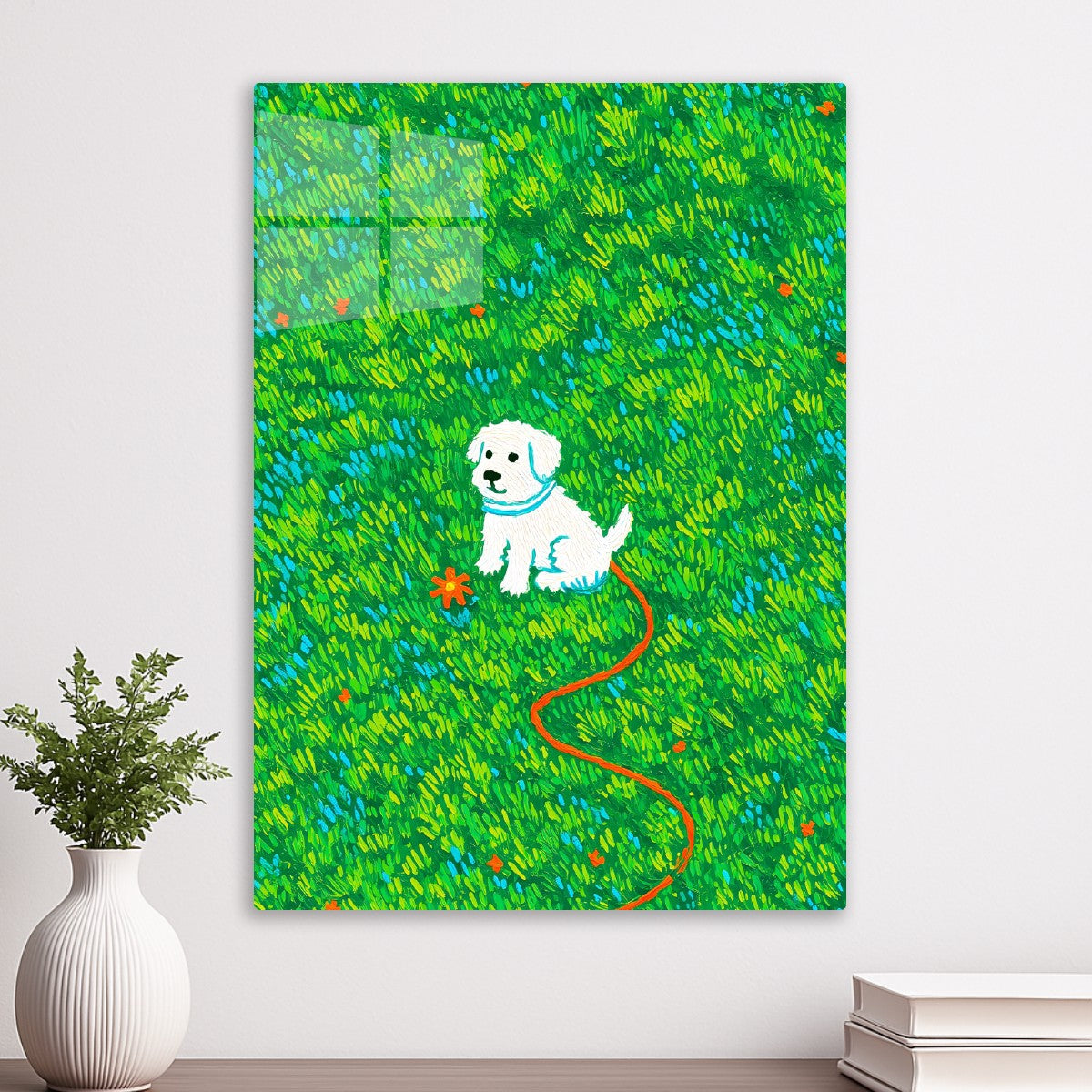 Pup in the Tall Grass