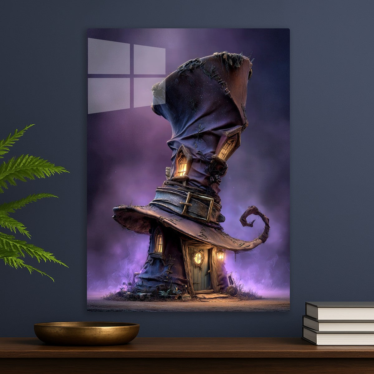Whimsical Hat-Shaped House