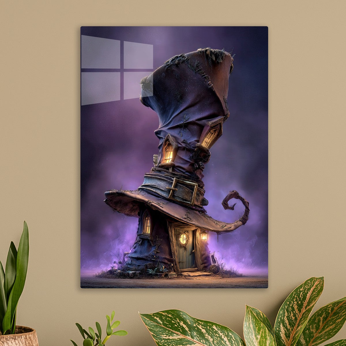 Whimsical Hat-Shaped House
