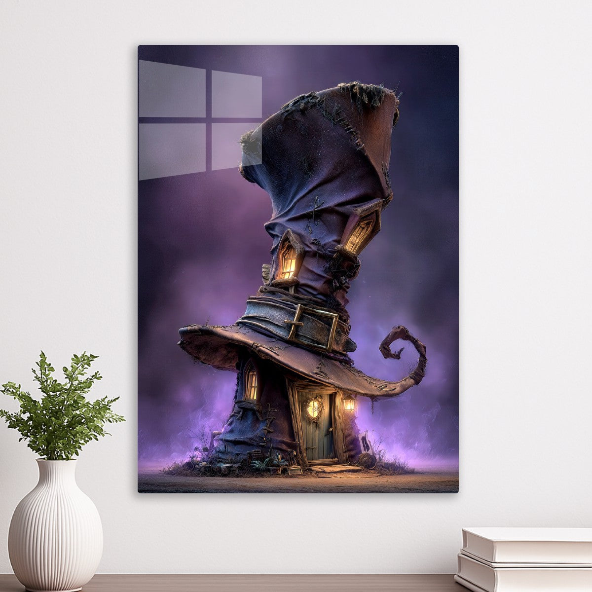 Whimsical Hat-Shaped House