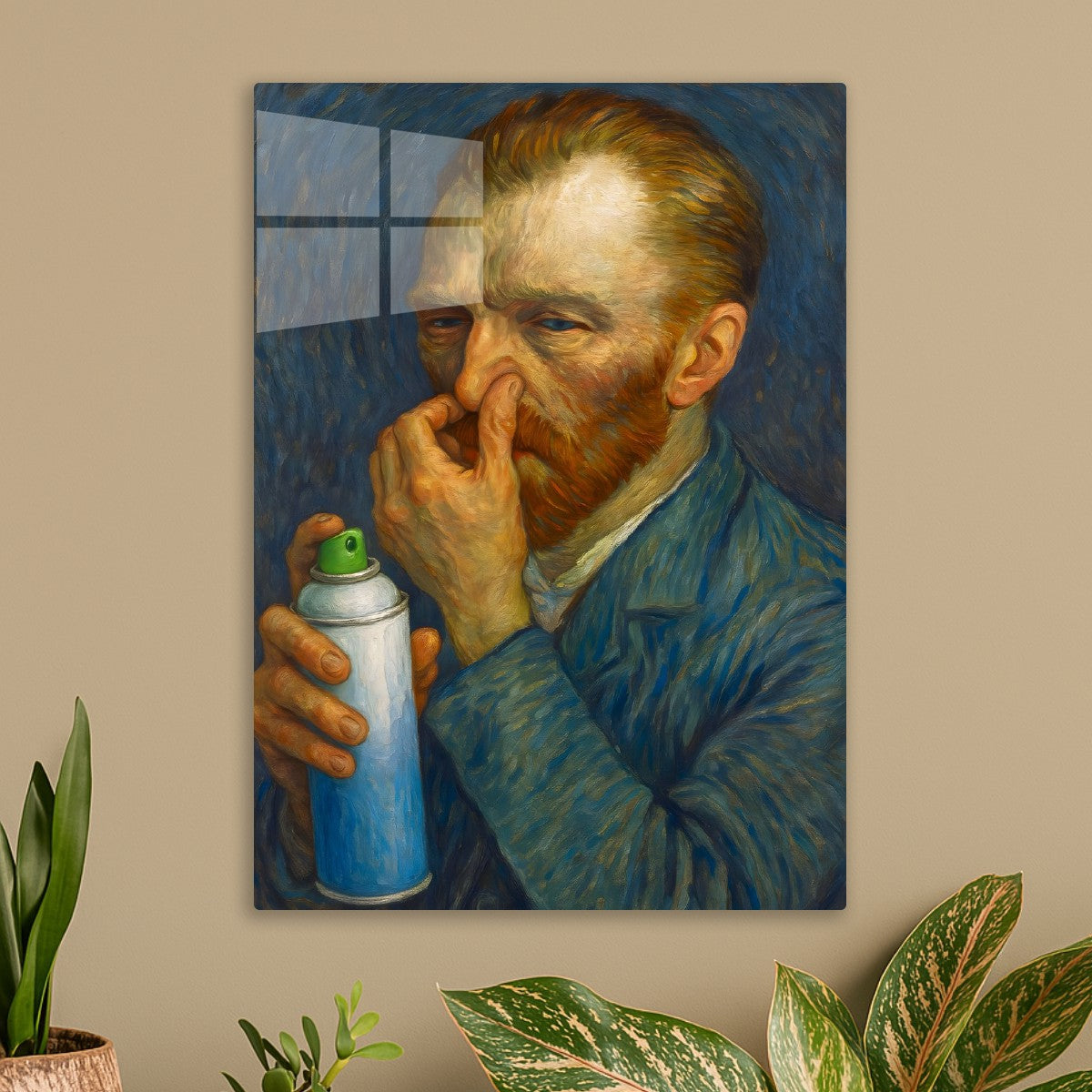Van Gogh Funny Bathroom Art