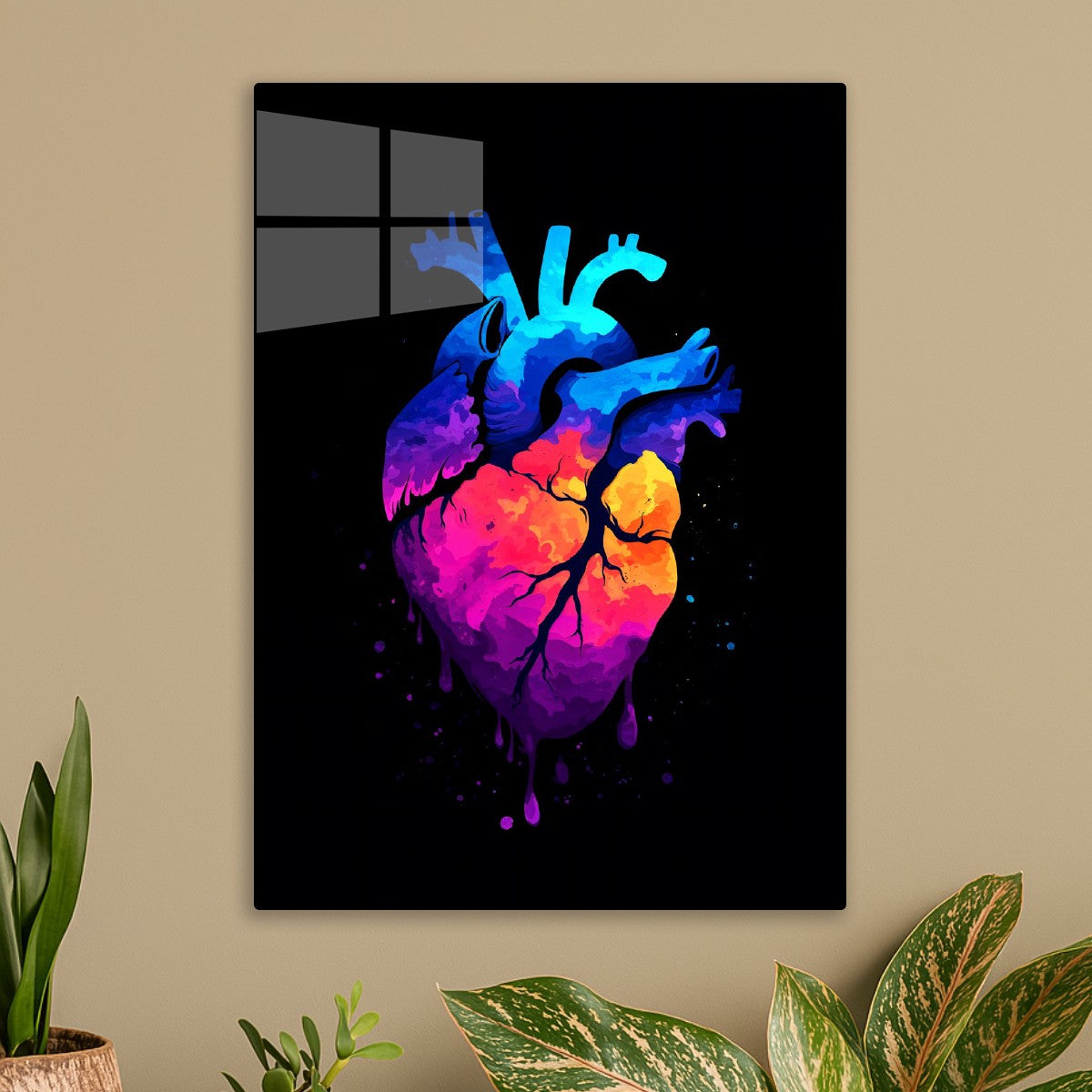 Colorful Human Heart