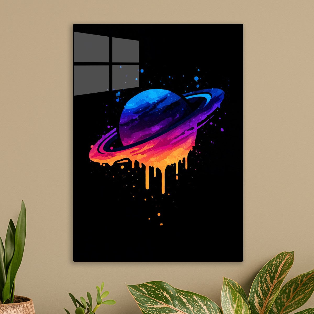 Saturn Planet Art