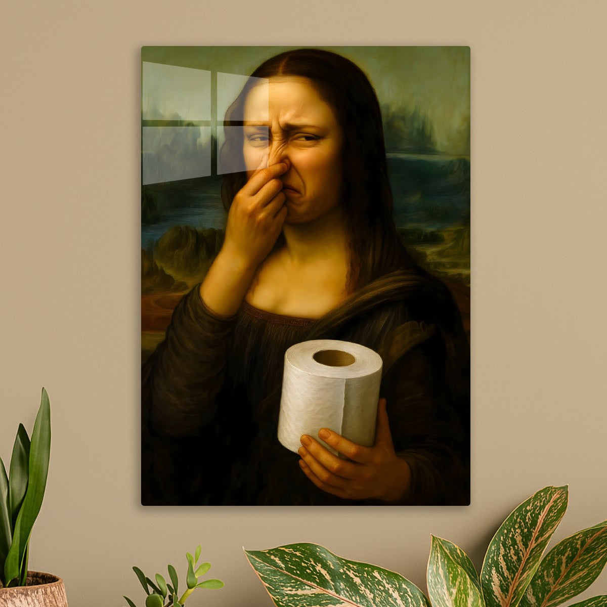 Mona Lisa Toilet Roll