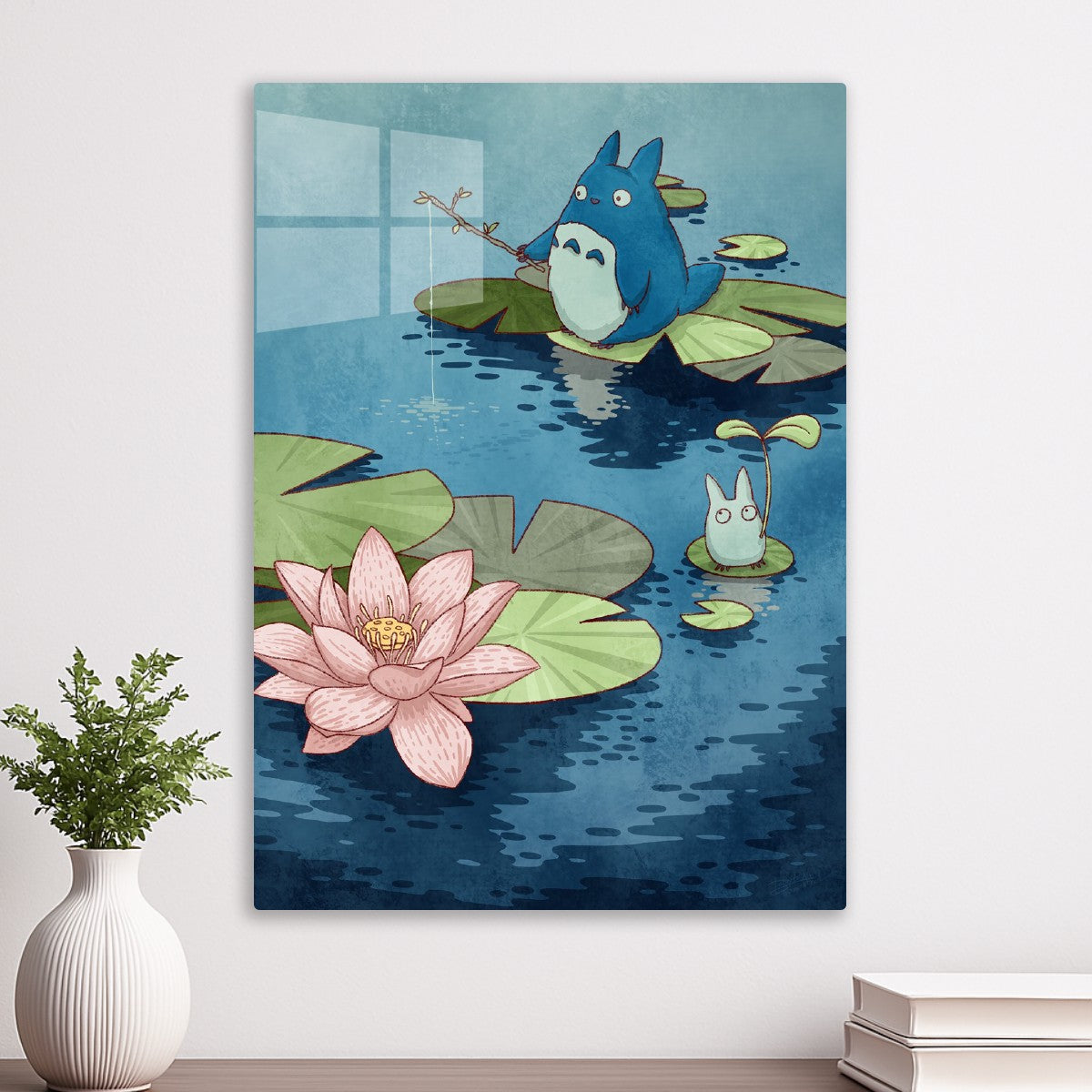 Fishing in the pond