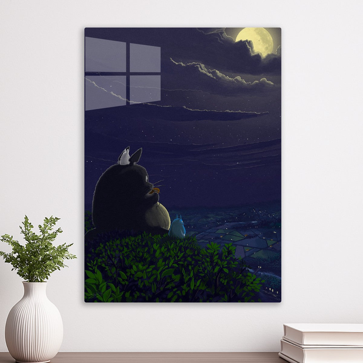 Playing the ocarina, My Neighbor Totoro