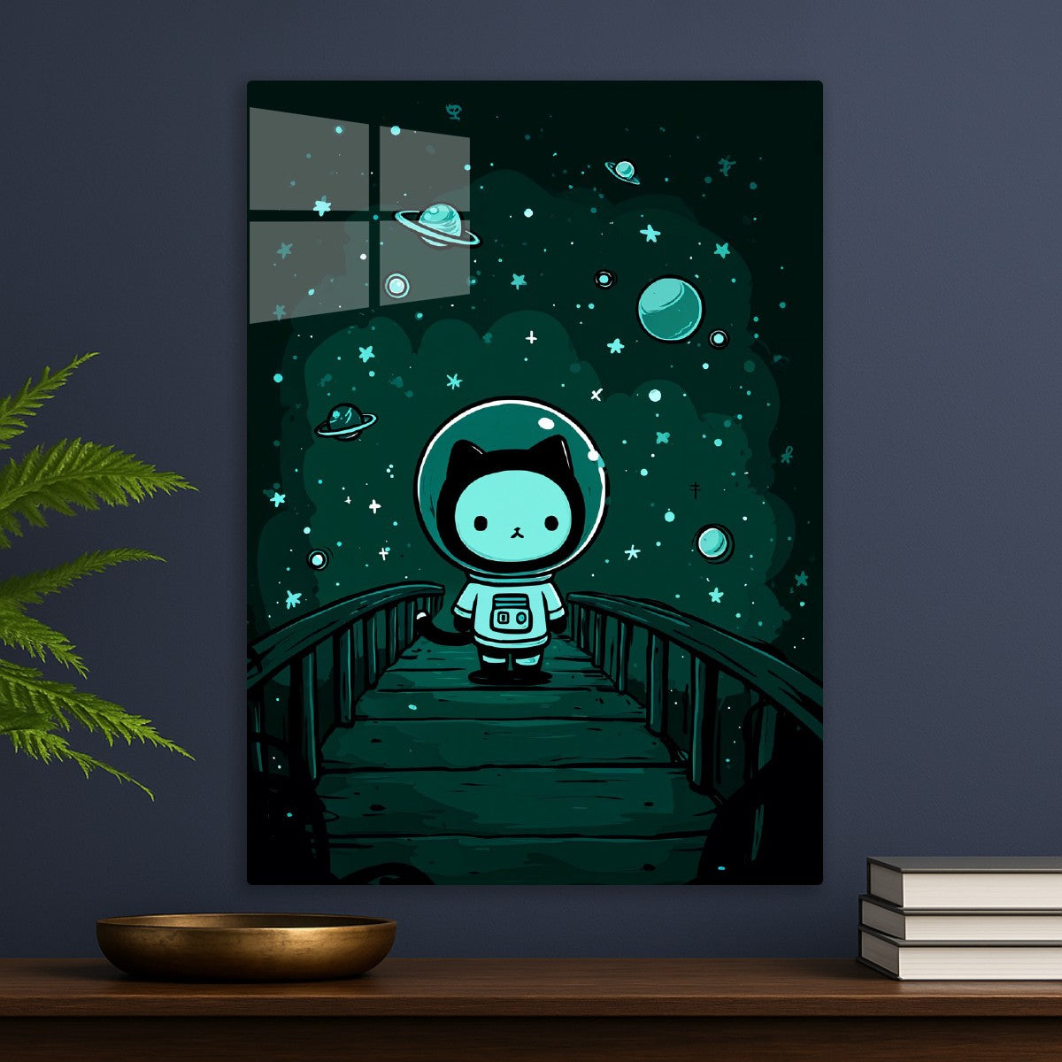 Cat Explorer on Space Bridge