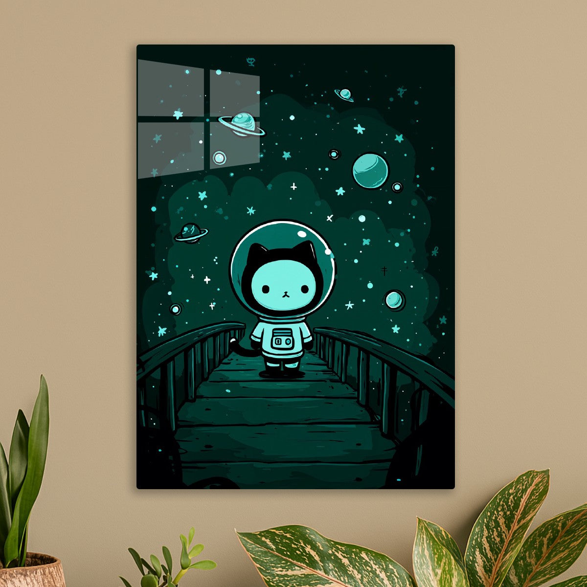 Cat Explorer on Space Bridge