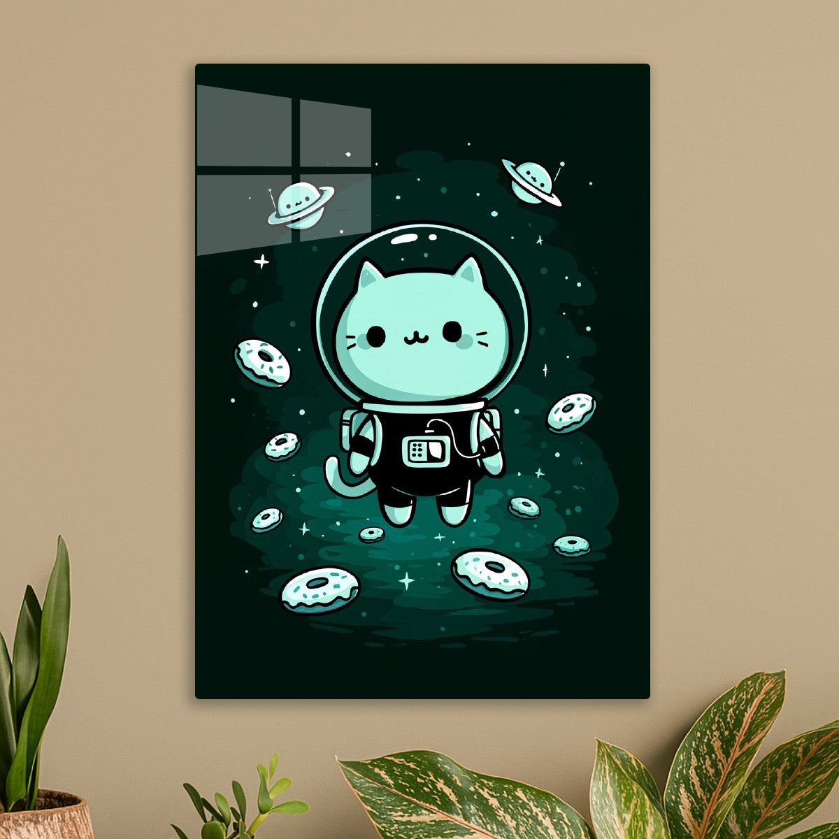 Donut Space Cat