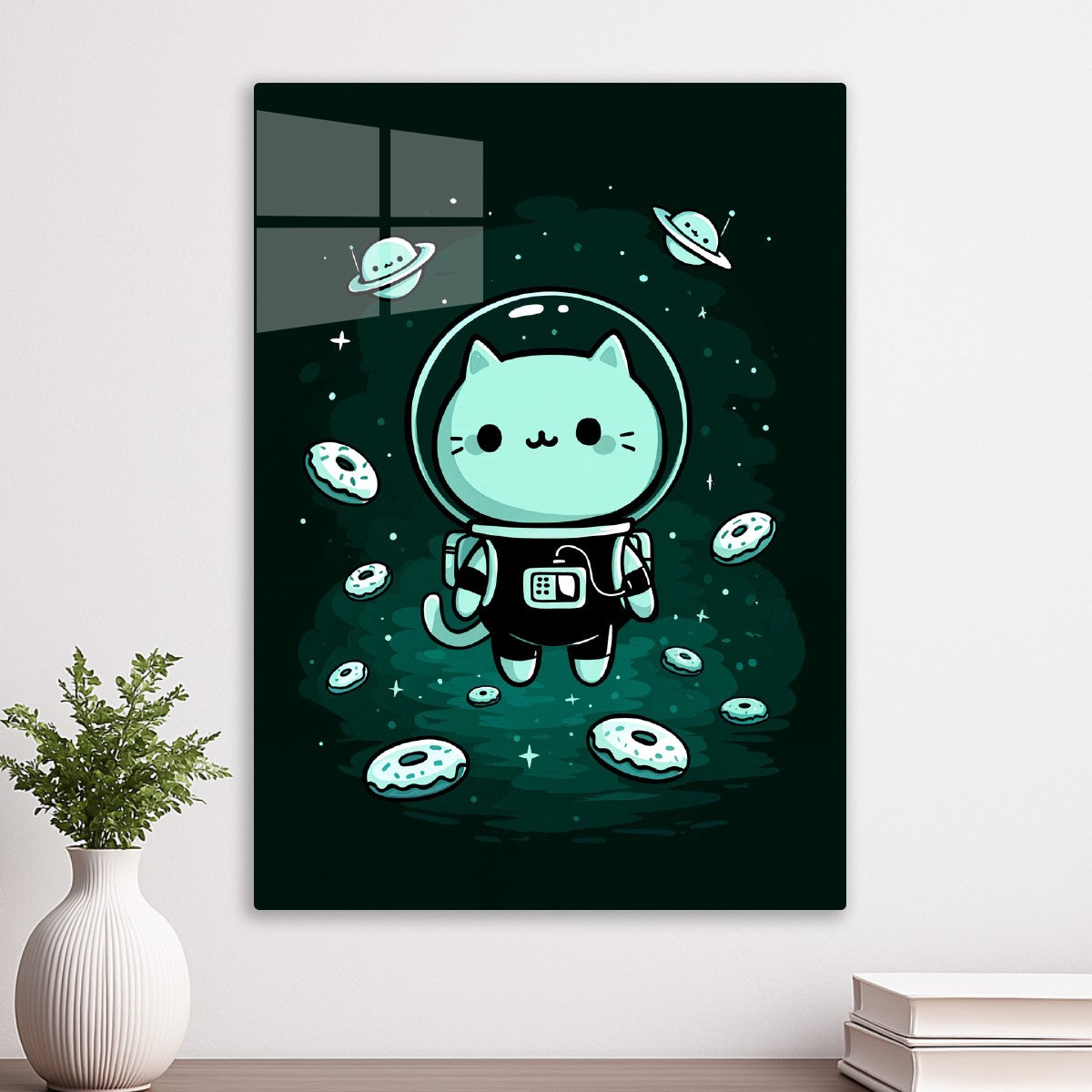 Donut Space Cat
