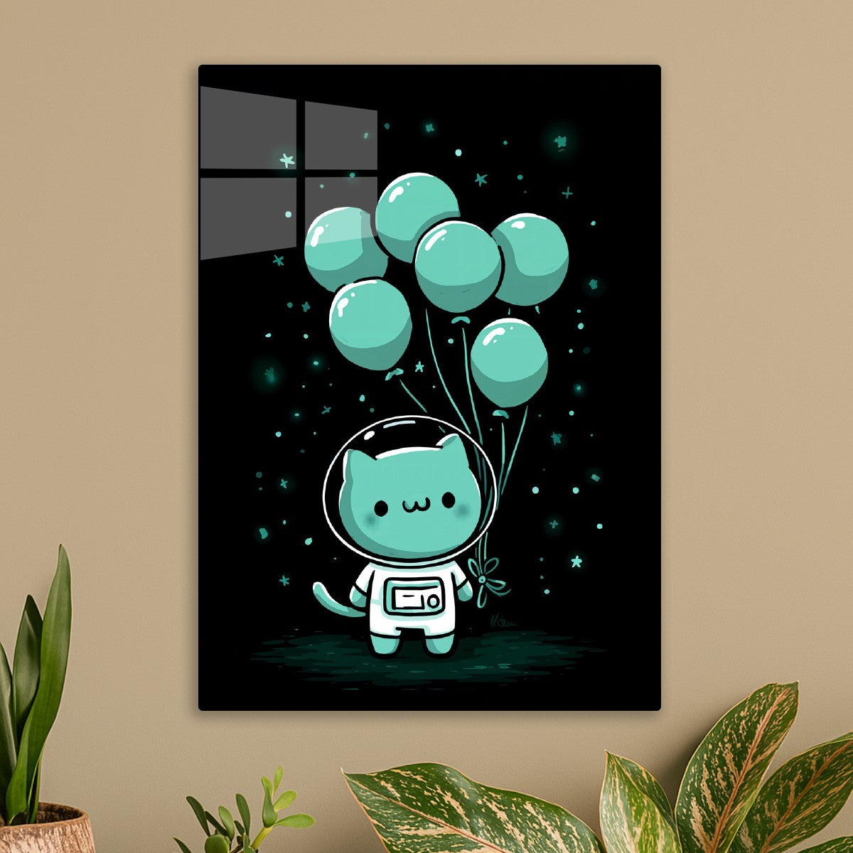 Balloon Space Cat