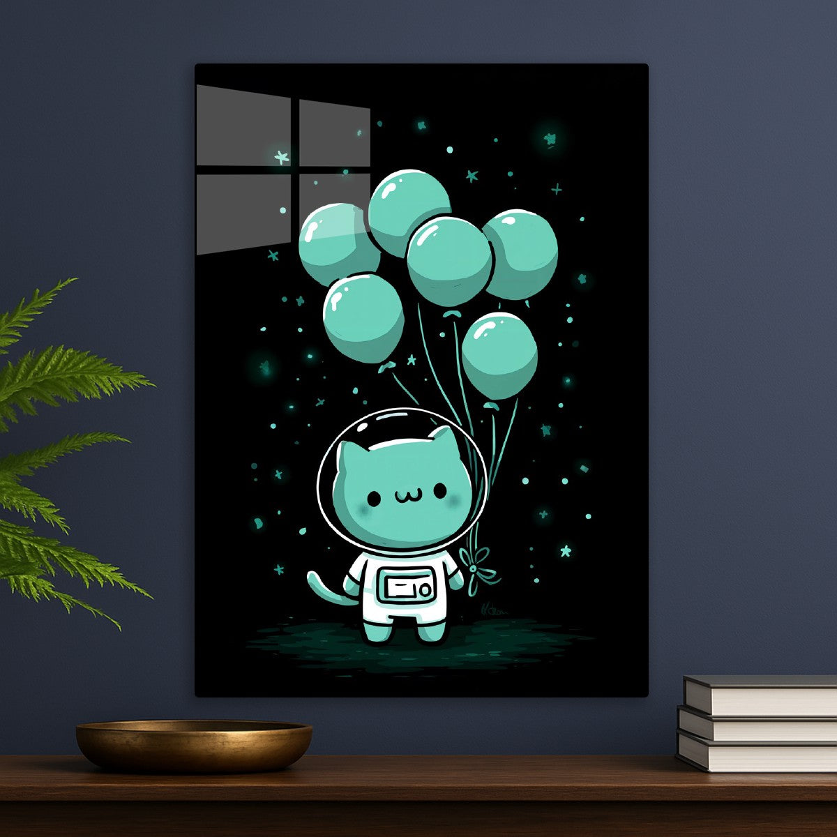 Balloon Space Cat