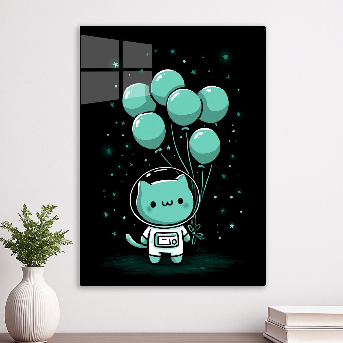 Balloon Space Cat