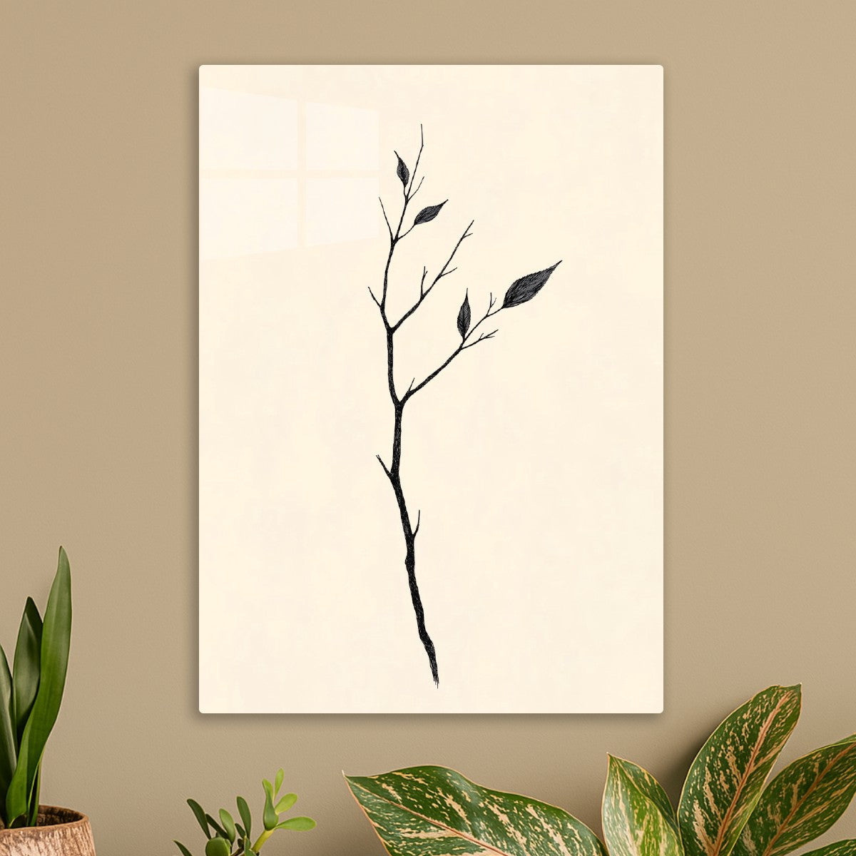 Minimalist Branch Sketch