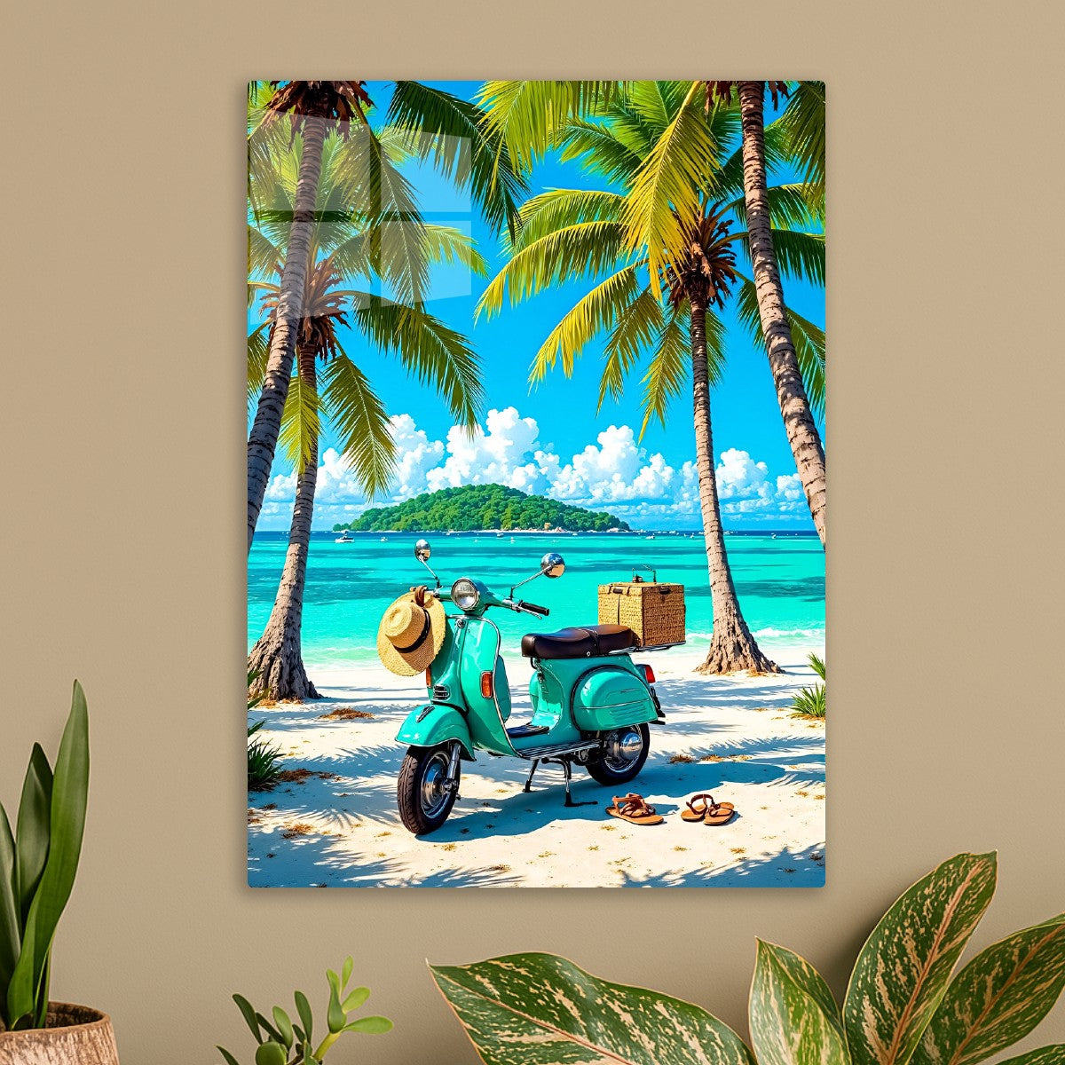 Retro Beach Scooter
