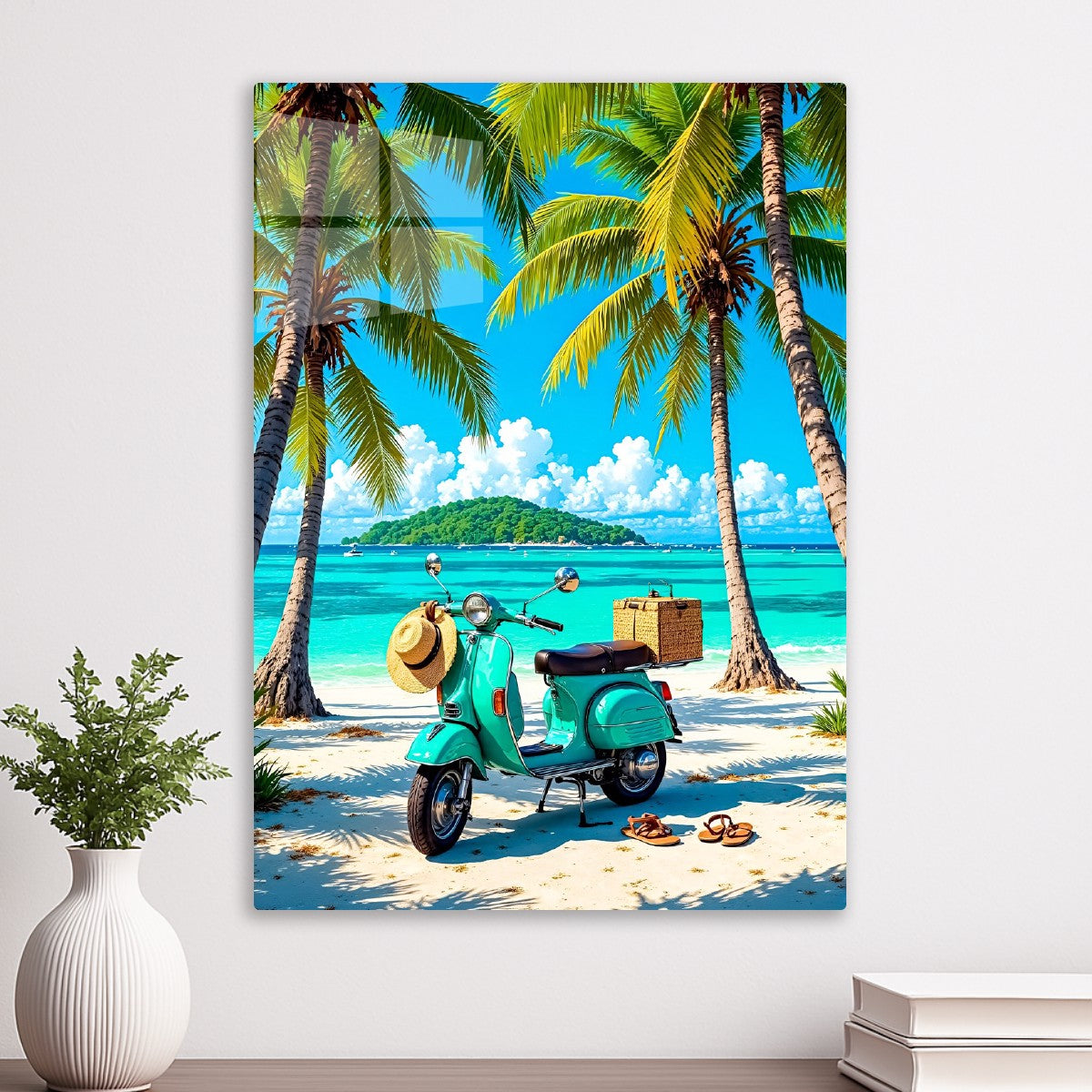 Retro Beach Scooter