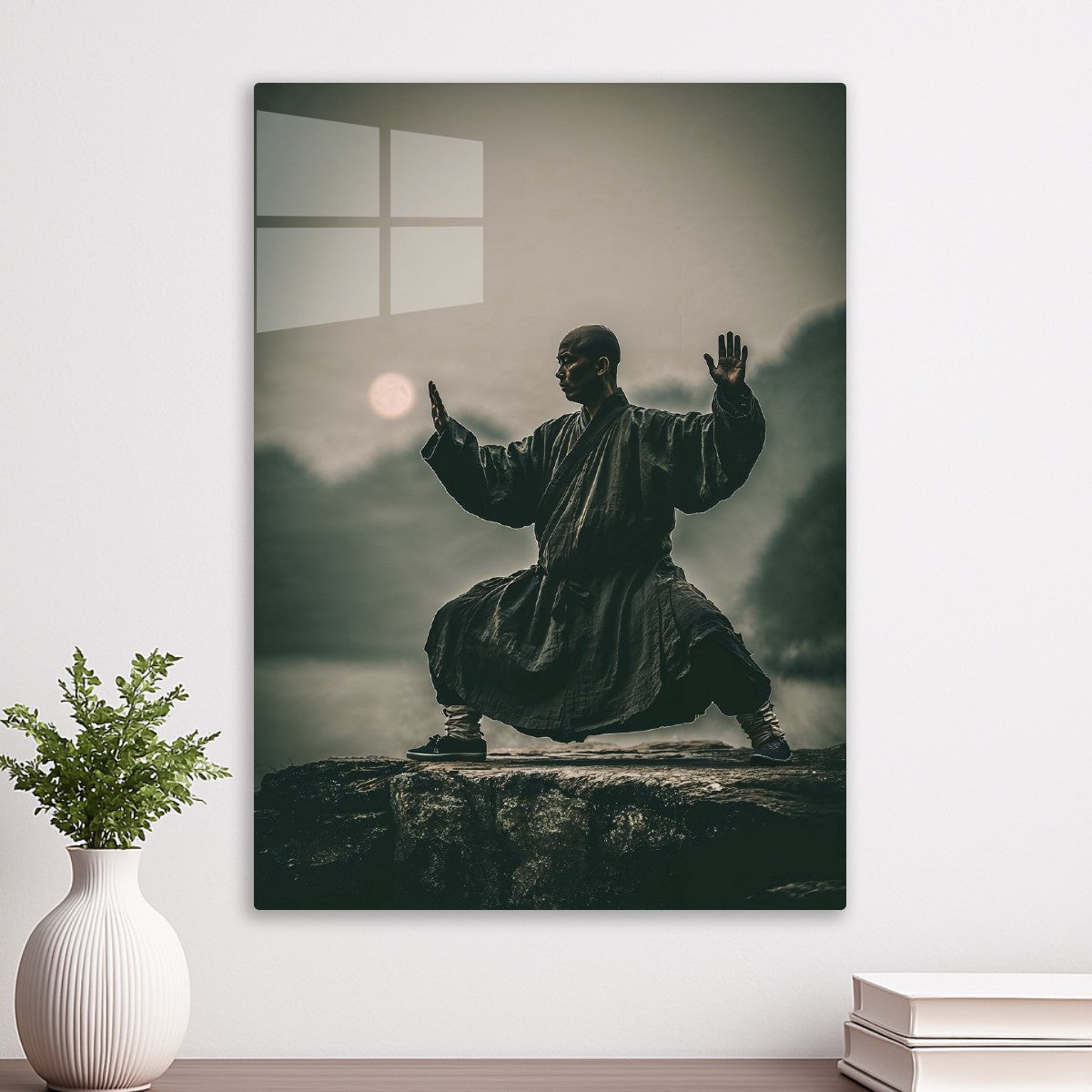 Shaolin Warrior Moon Pose