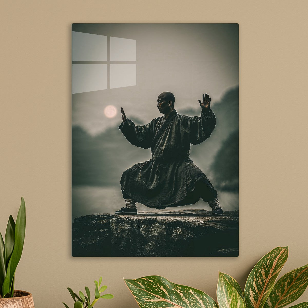 Shaolin Warrior Moon Pose