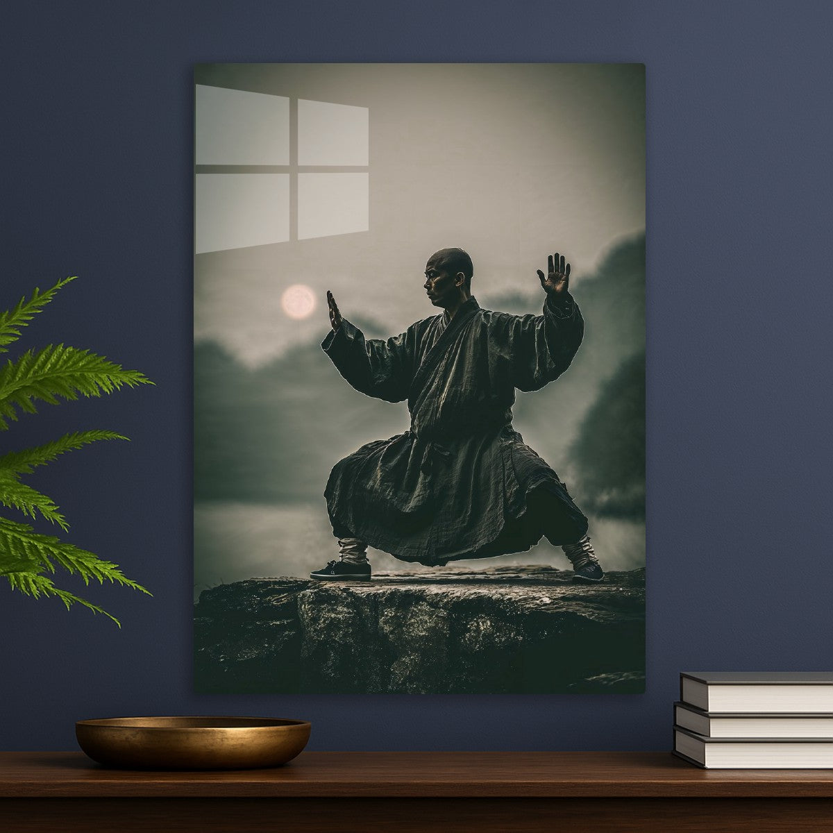 Shaolin Warrior Moon Pose