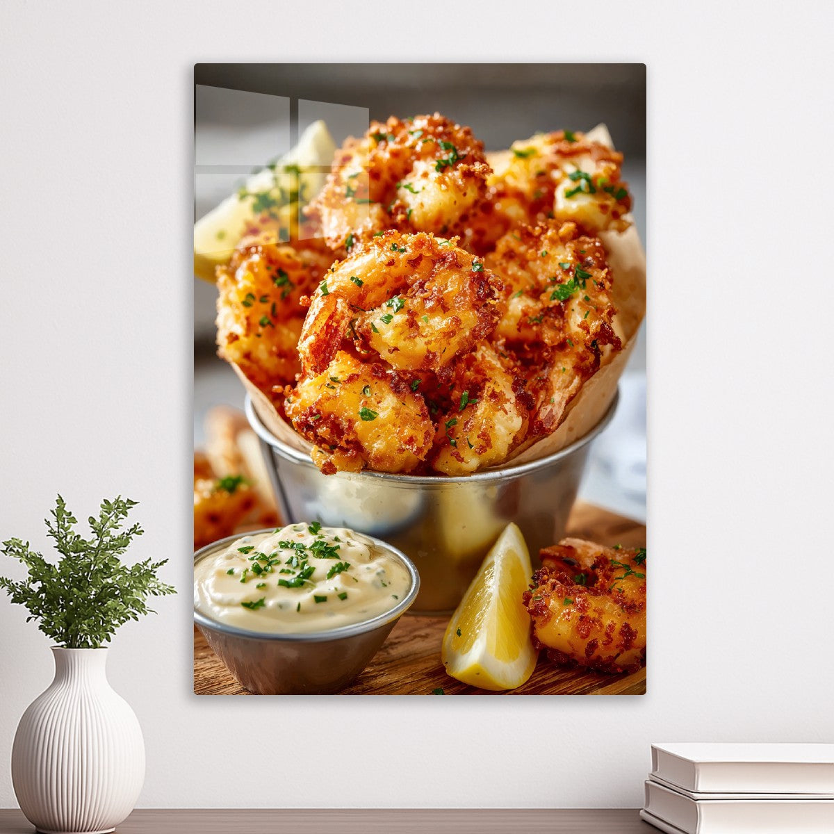 Golden Shrimp Delight