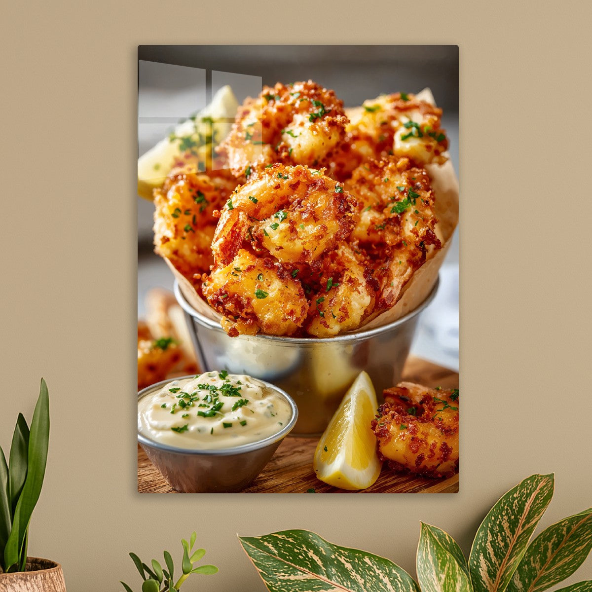 Golden Shrimp Delight