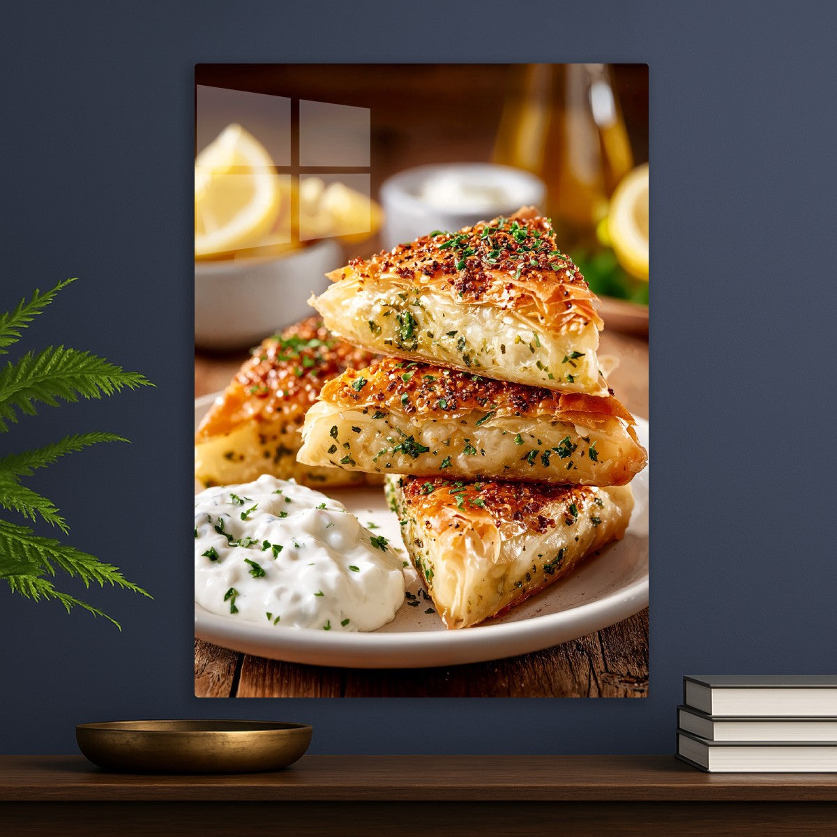 Golden Herb Filo Crunch