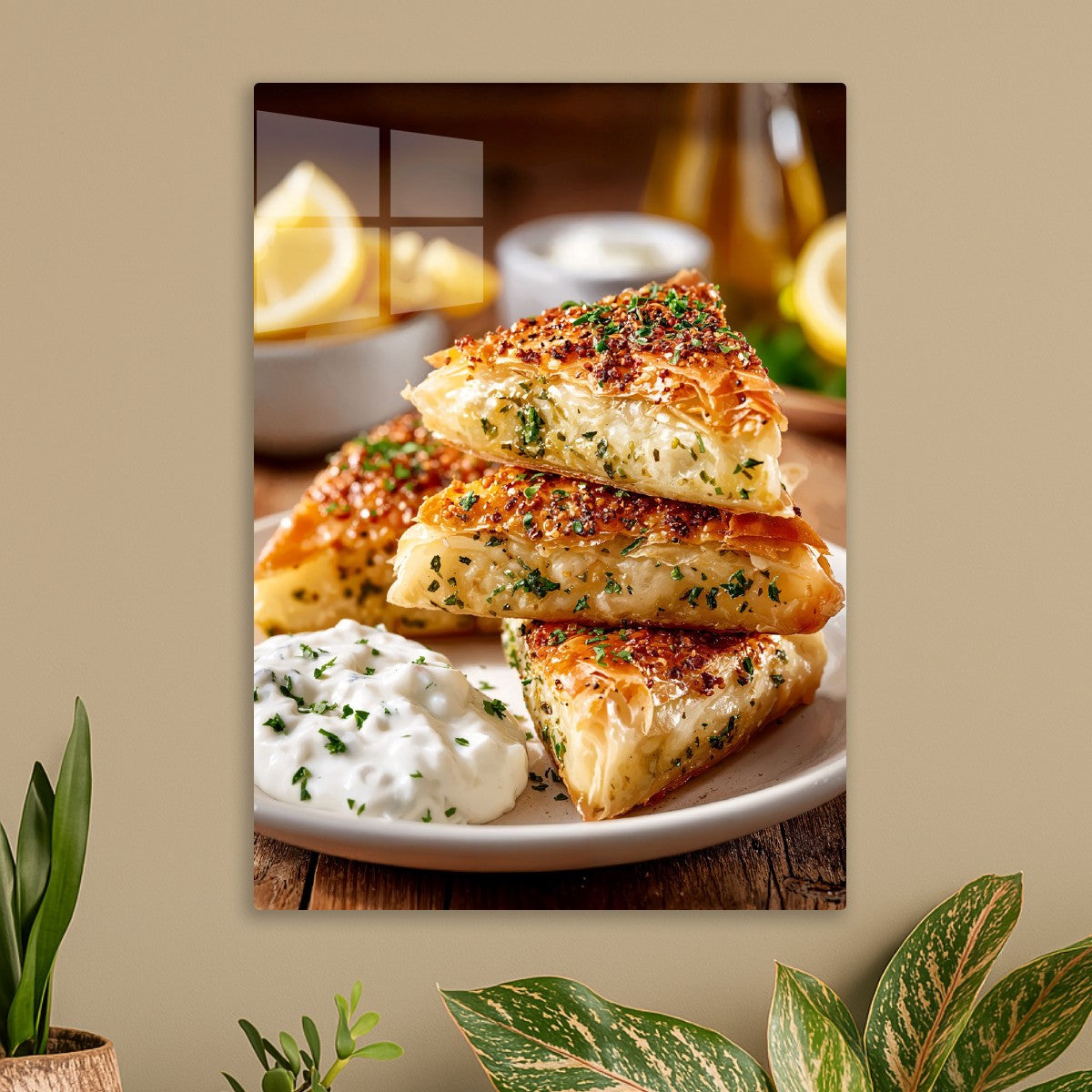 Golden Herb Filo Crunch