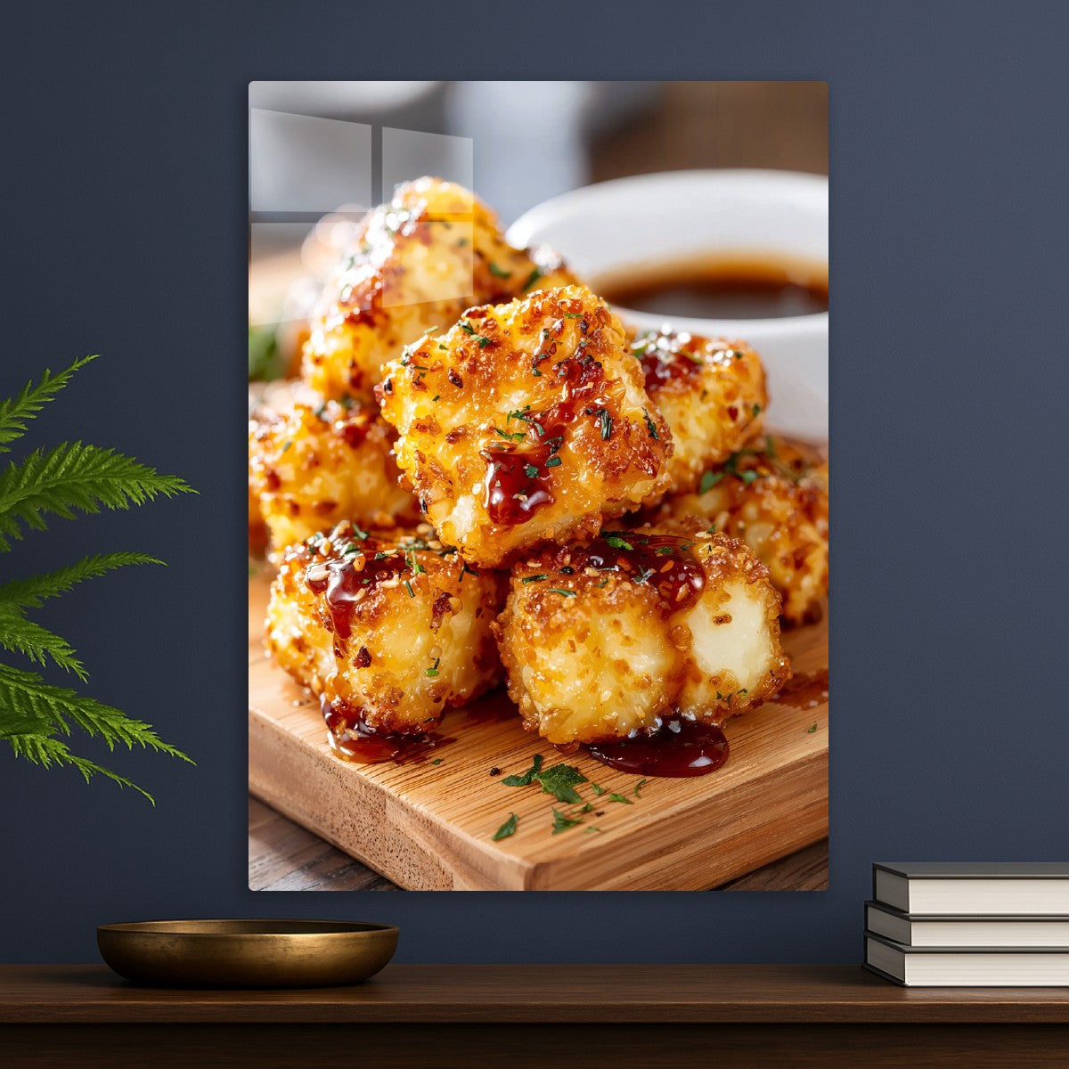 Crispy Cheese Cubes