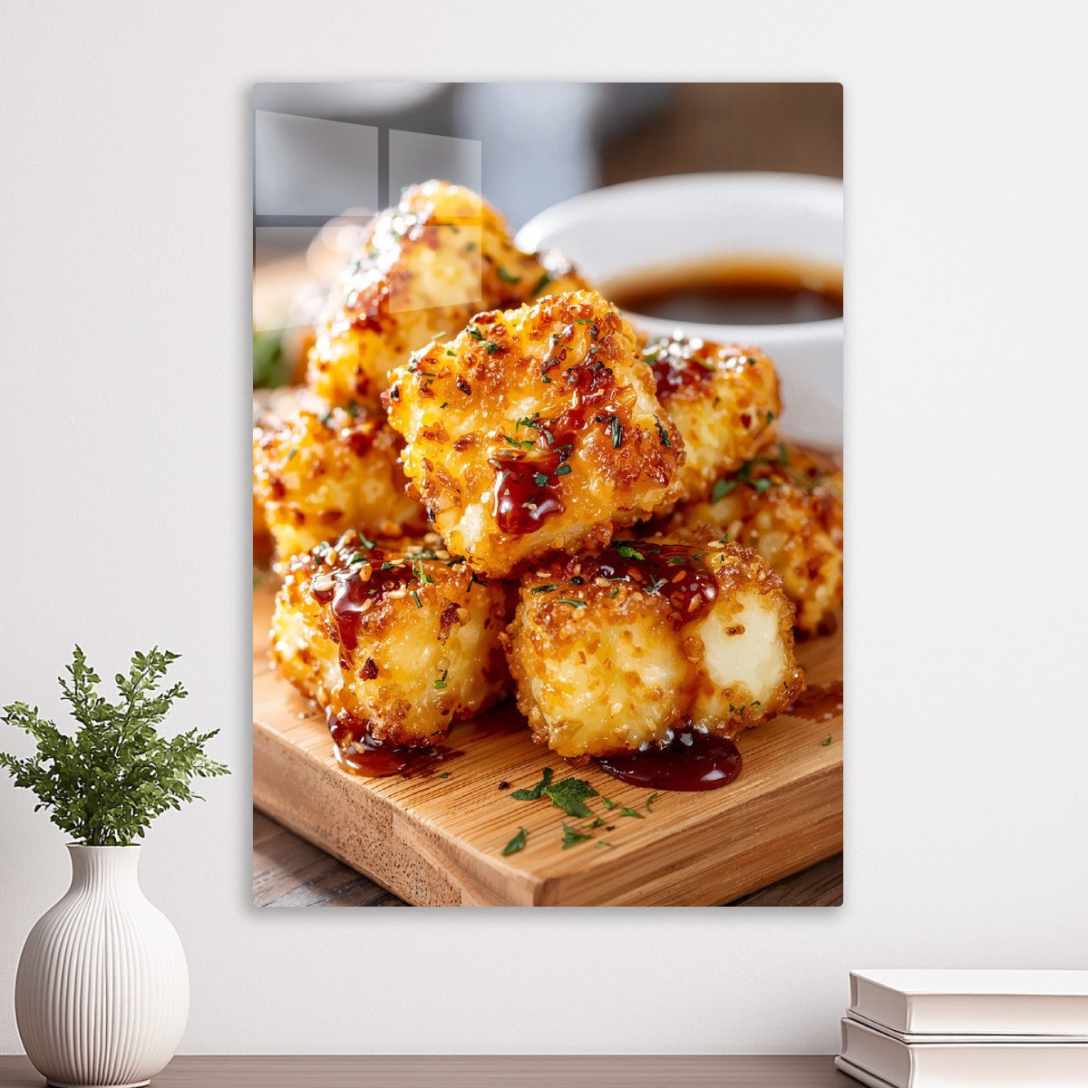 Crispy Cheese Cubes