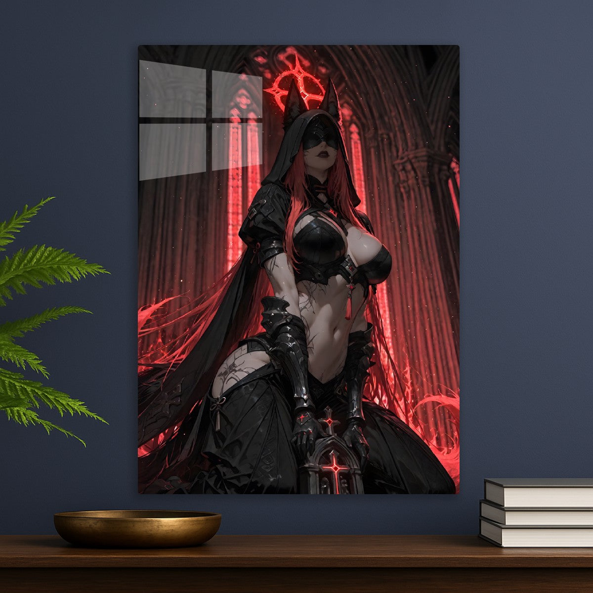 Dark Enchantress in the Crimson