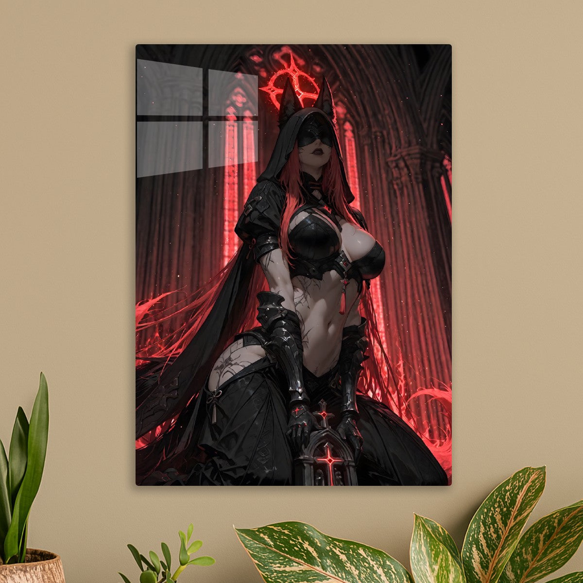 Dark Enchantress in the Crimson