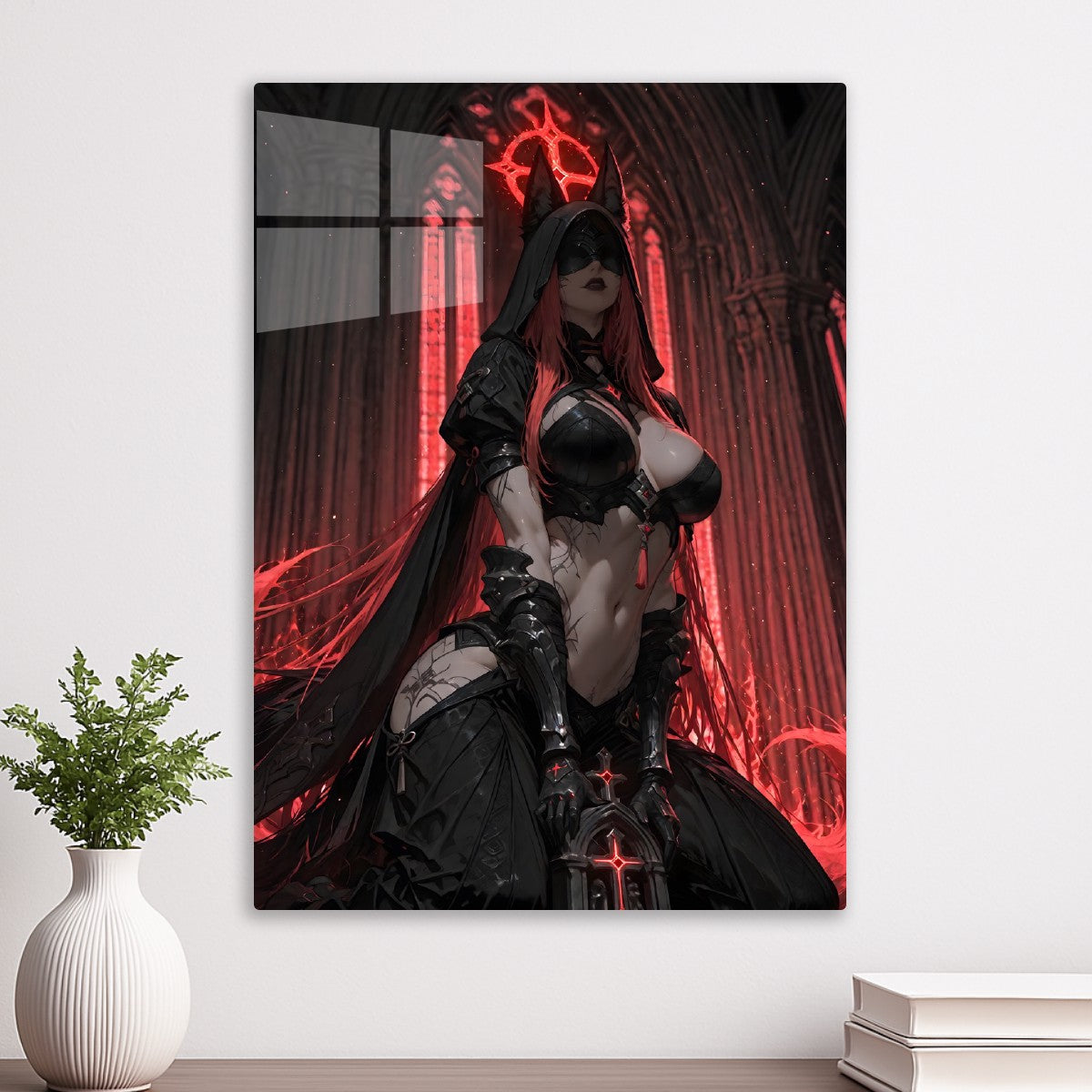 Dark Enchantress in the Crimson