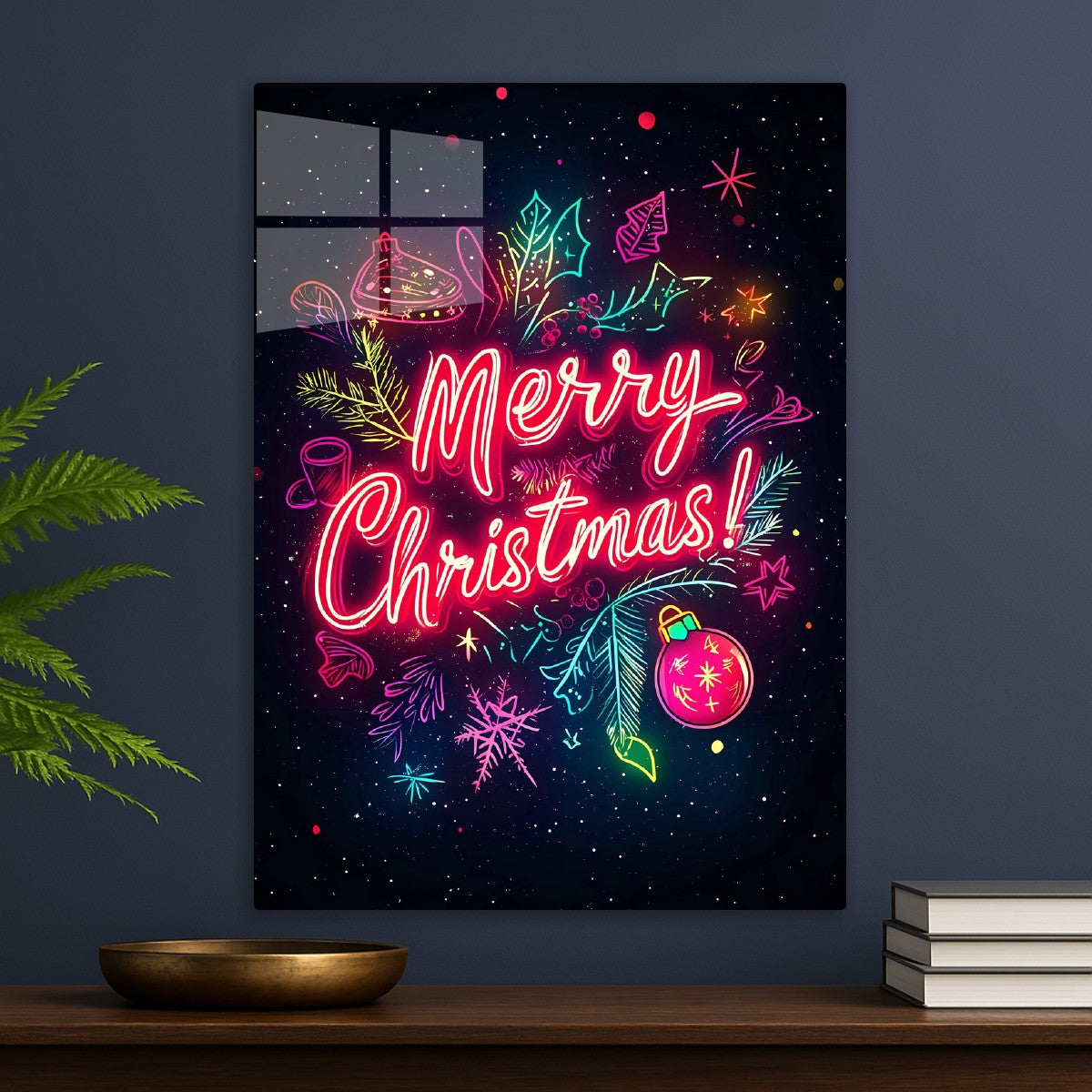 Neon Christmas Glow