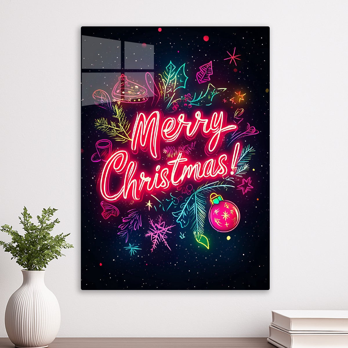 Neon Christmas Glow