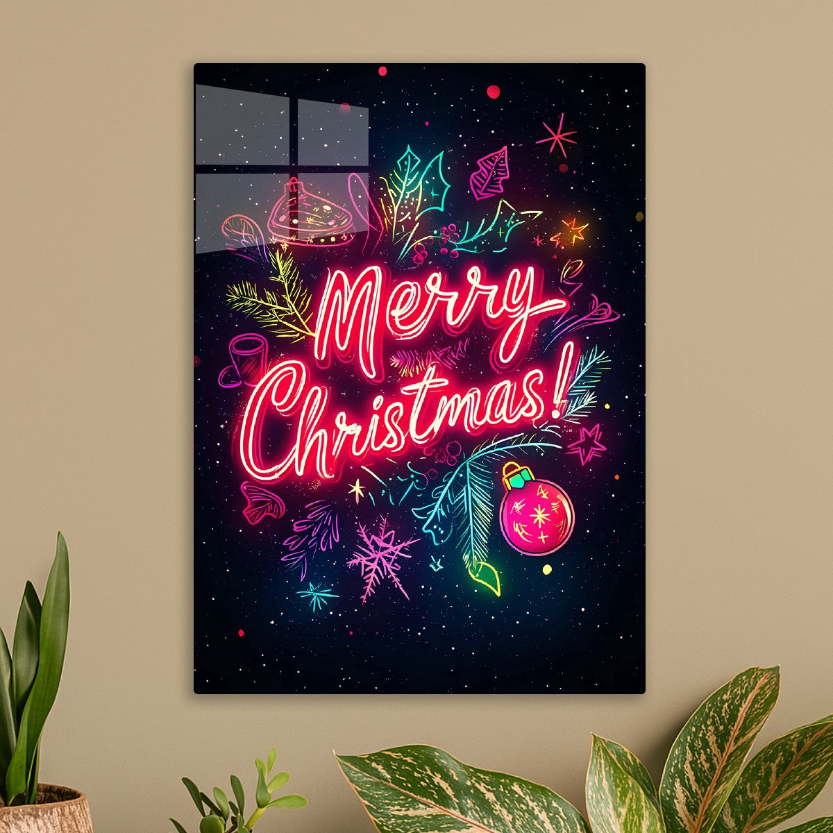 Neon Christmas Glow