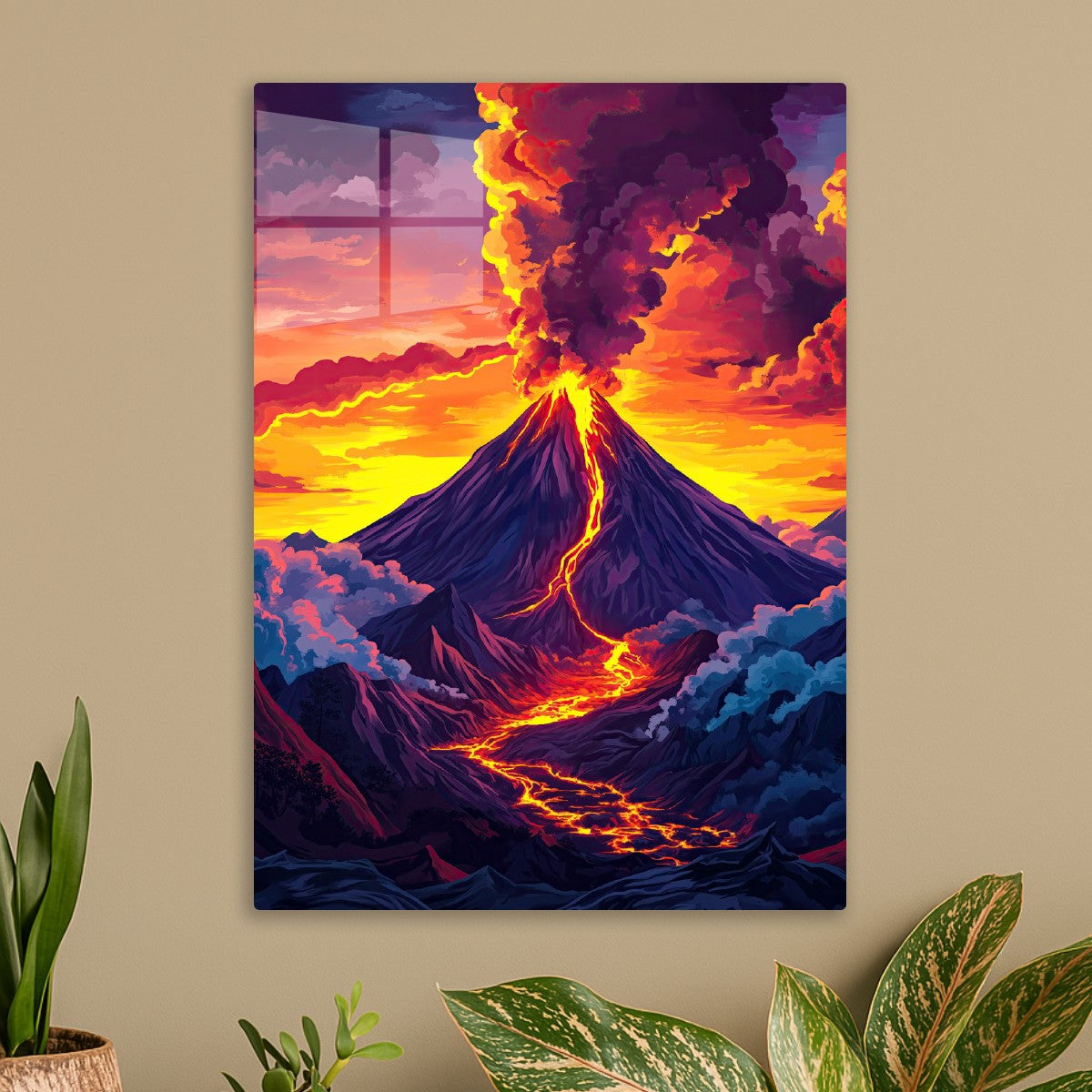 The Volcano Sunset Eruption