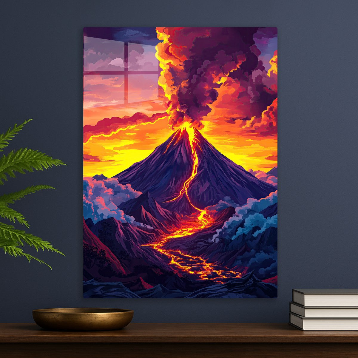 The Volcano Sunset Eruption