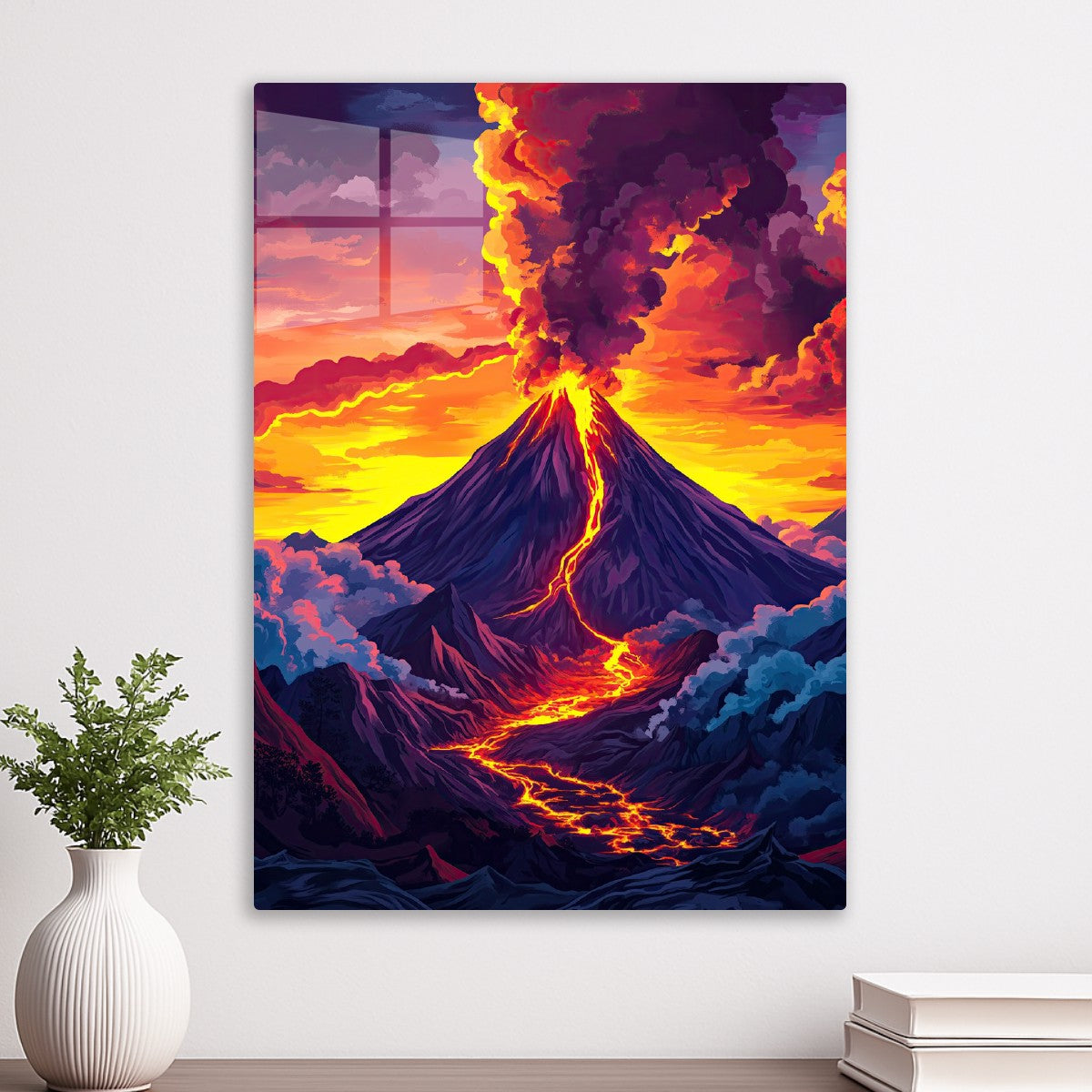 The Volcano Sunset Eruption