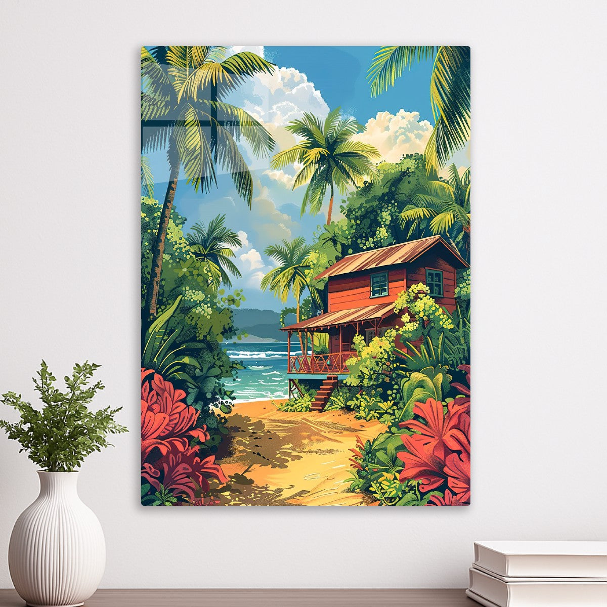 Hawaii beach wall art