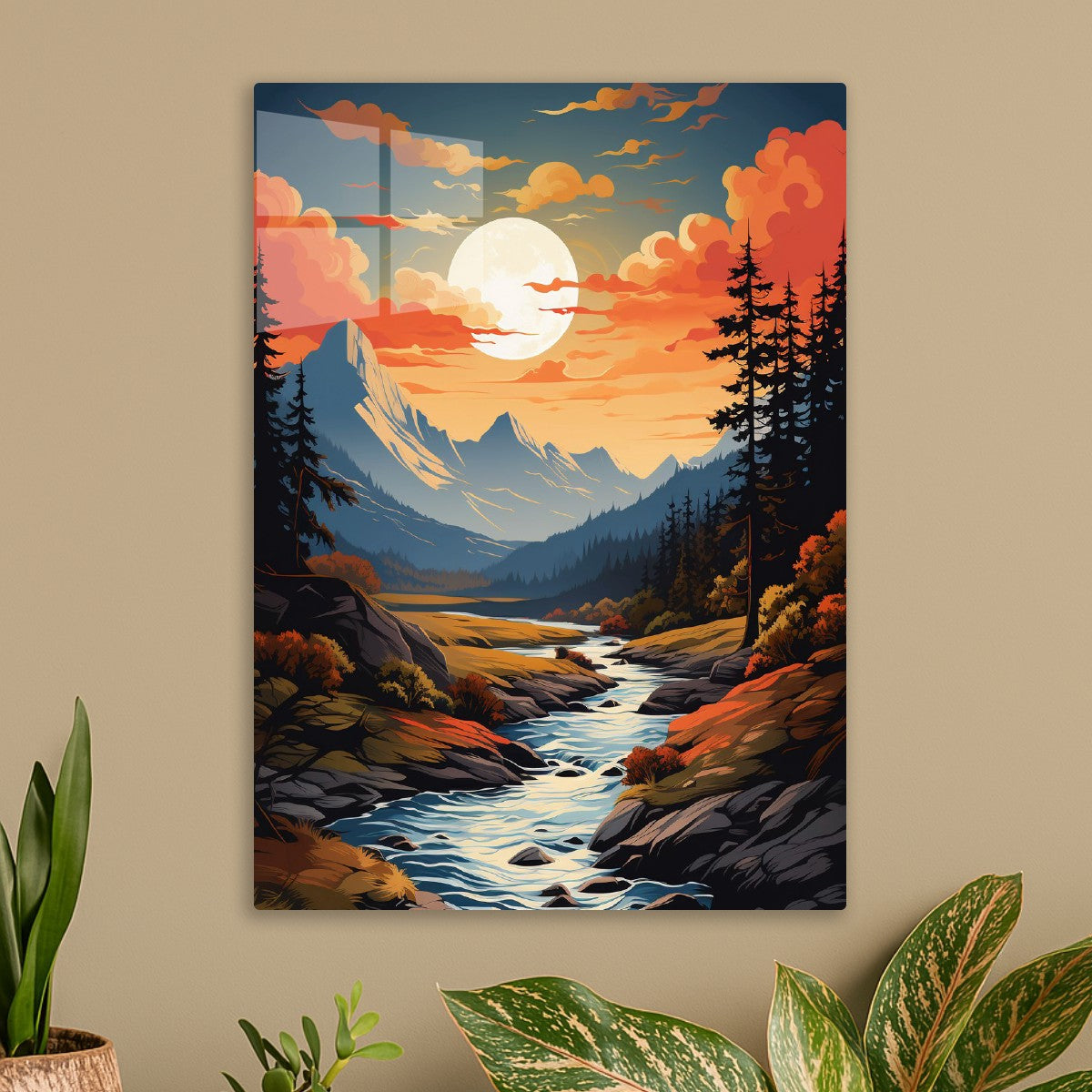 Twilight River Flow view