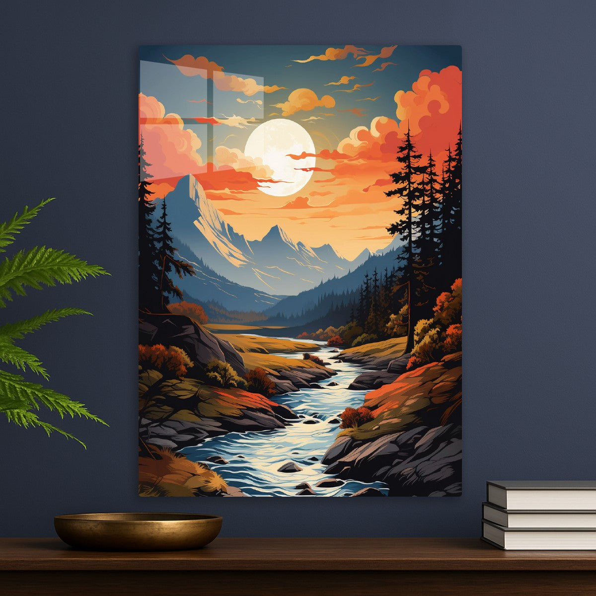 Twilight River Flow view