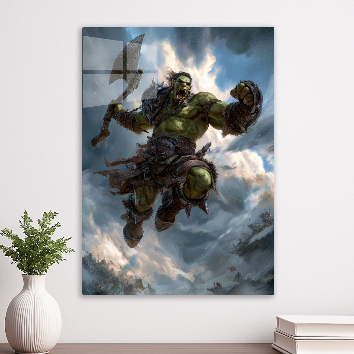 Berserker Orc In Battle