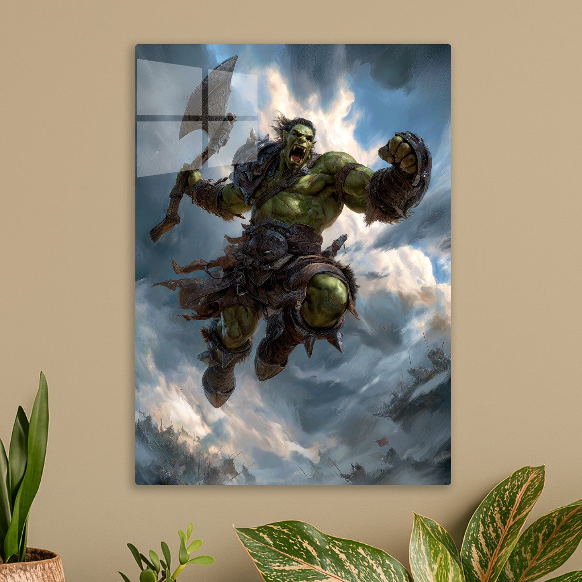 Berserker Orc In Battle