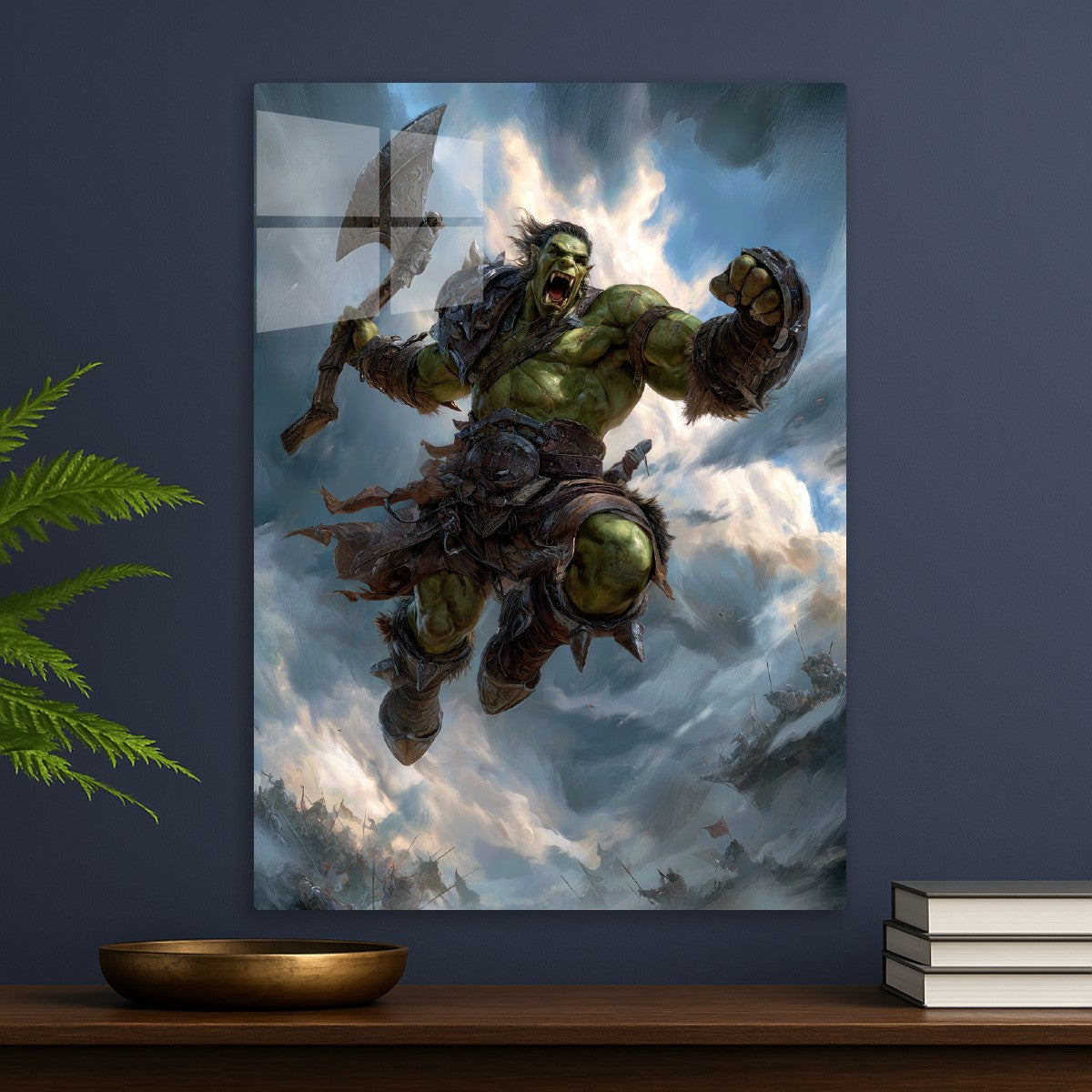 Berserker Orc In Battle