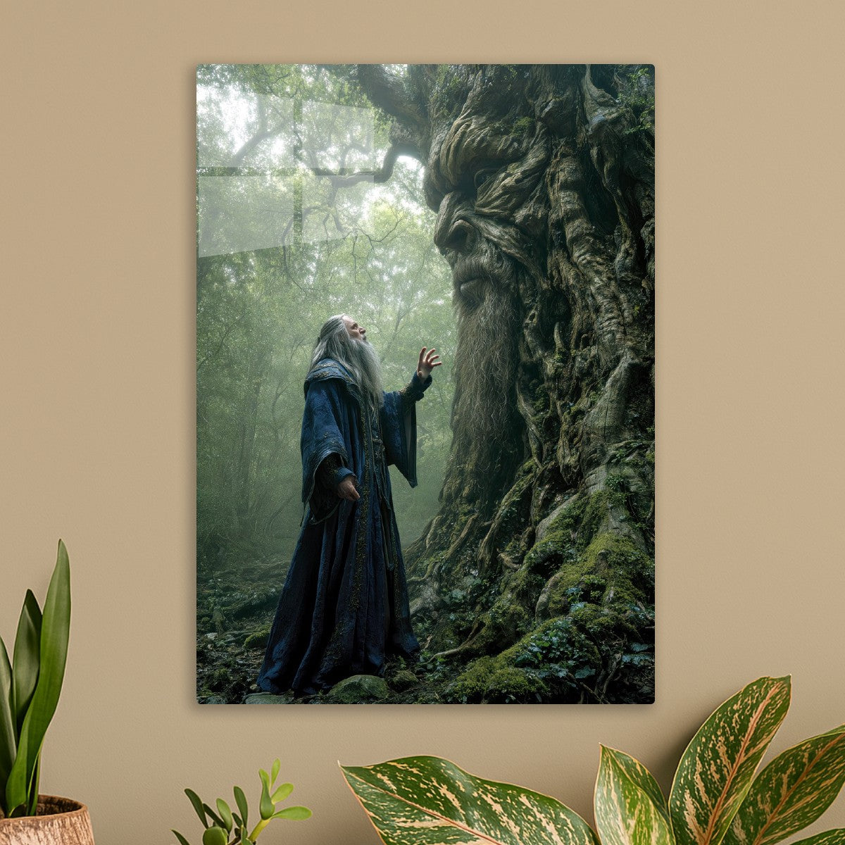 Wizard and Tree Spirit