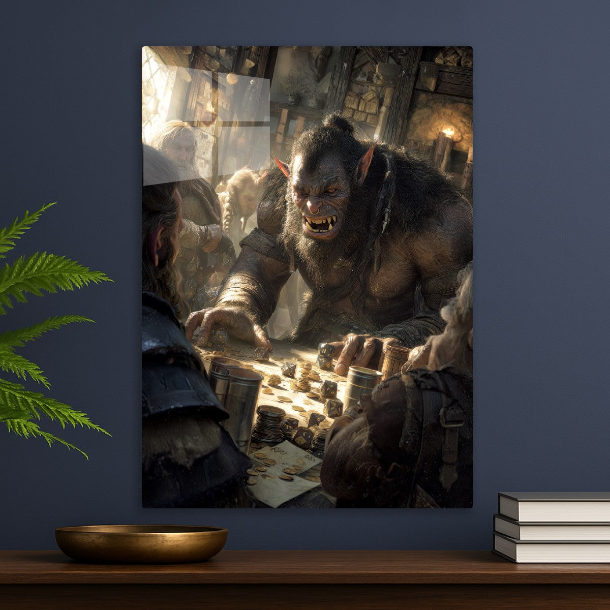 Orc Playing at Dice