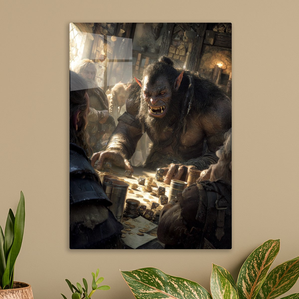 Orc Playing at Dice