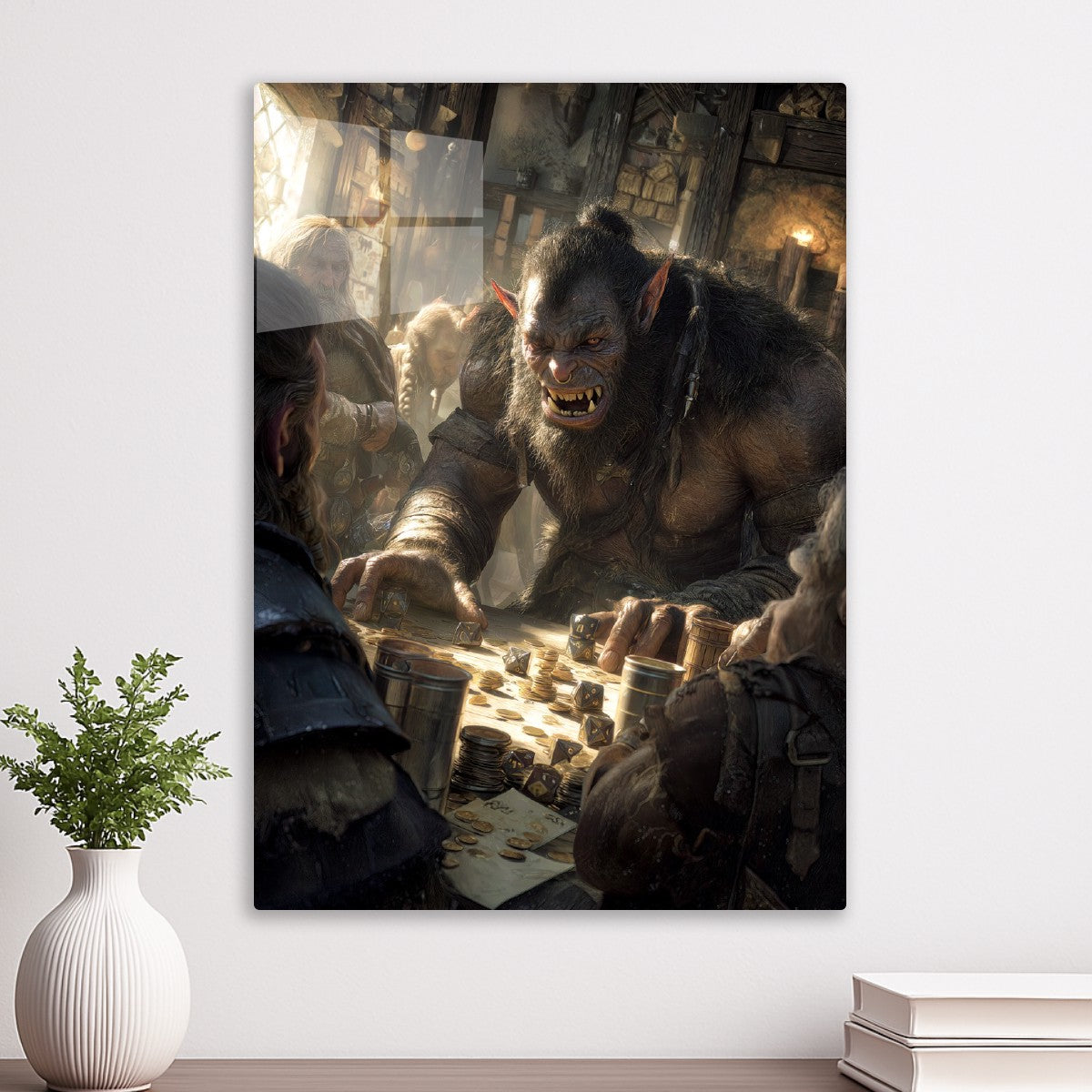 Orc Playing at Dice